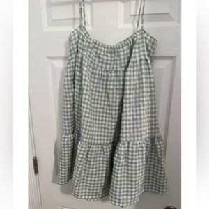 Petal and Pup Green Gingham Dress